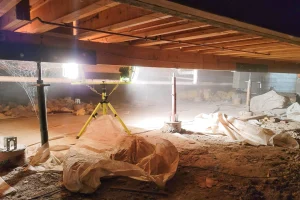 service crawlspace encapsulation work